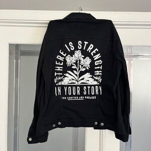 Levi Black Custom Jean Jacket